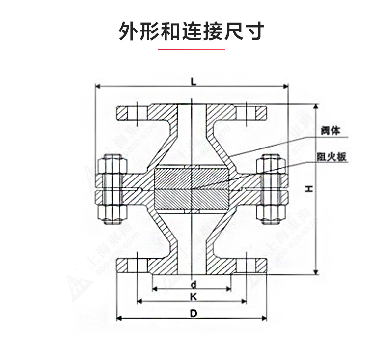 GZW-1不锈钢管道阻火器_安博电子官方网站结构图.jpg